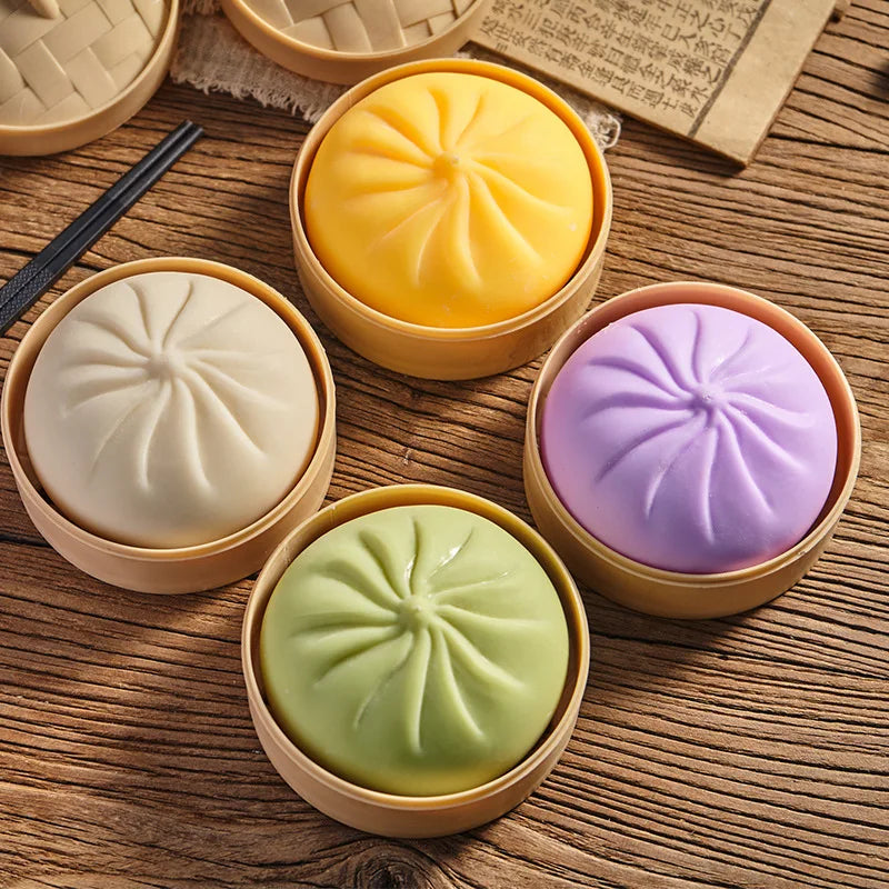 Squishy Bao Bun – Soft Anti-Stress Squeeze Toy