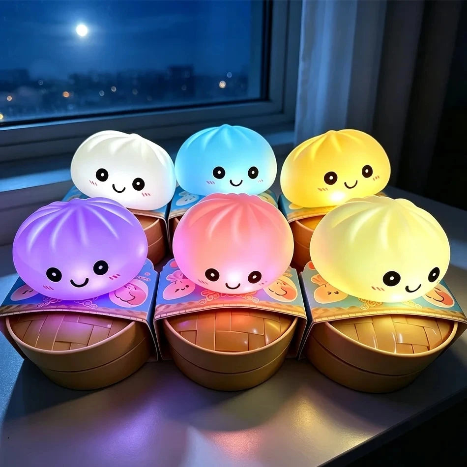Veilleuse Squishy Baozi — Dumpling Doux & Lumineux 🥟✨