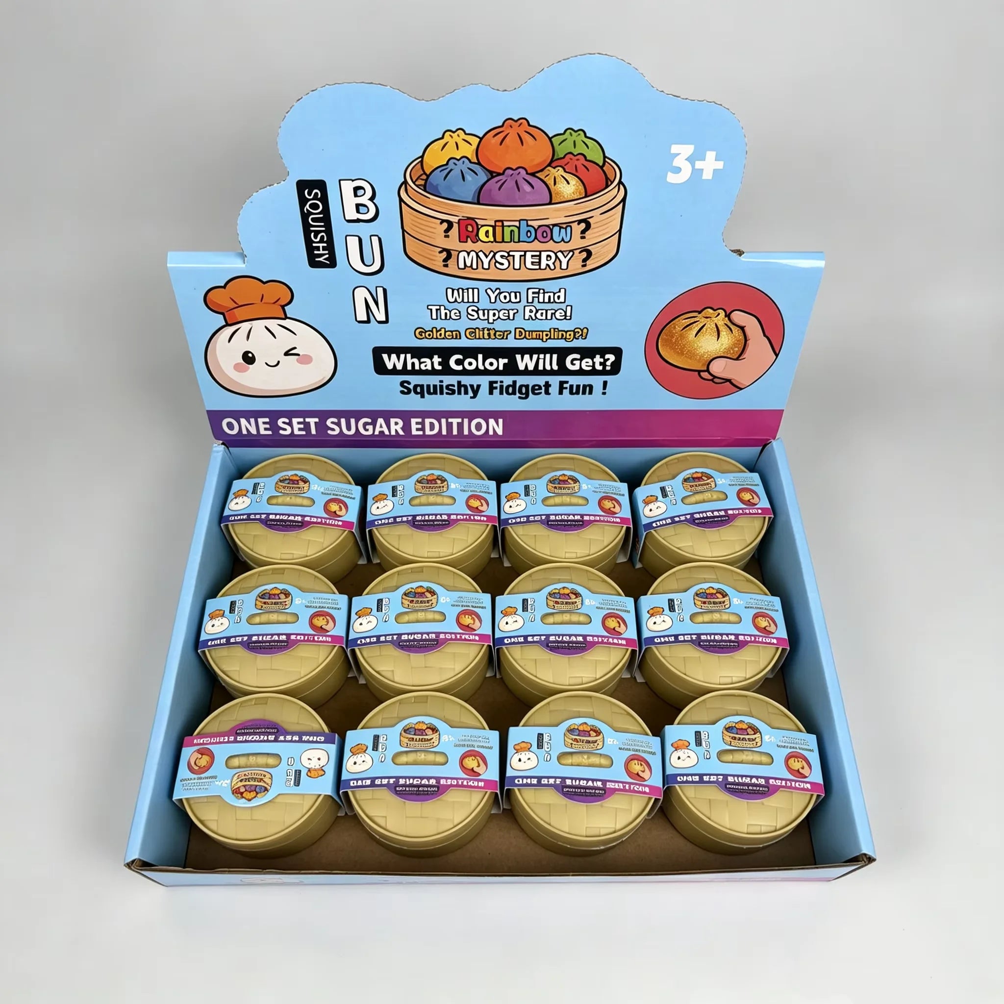 🥟 Blind Box Colorful Squishy Dumpling – Sensory Stress-Relief Toy