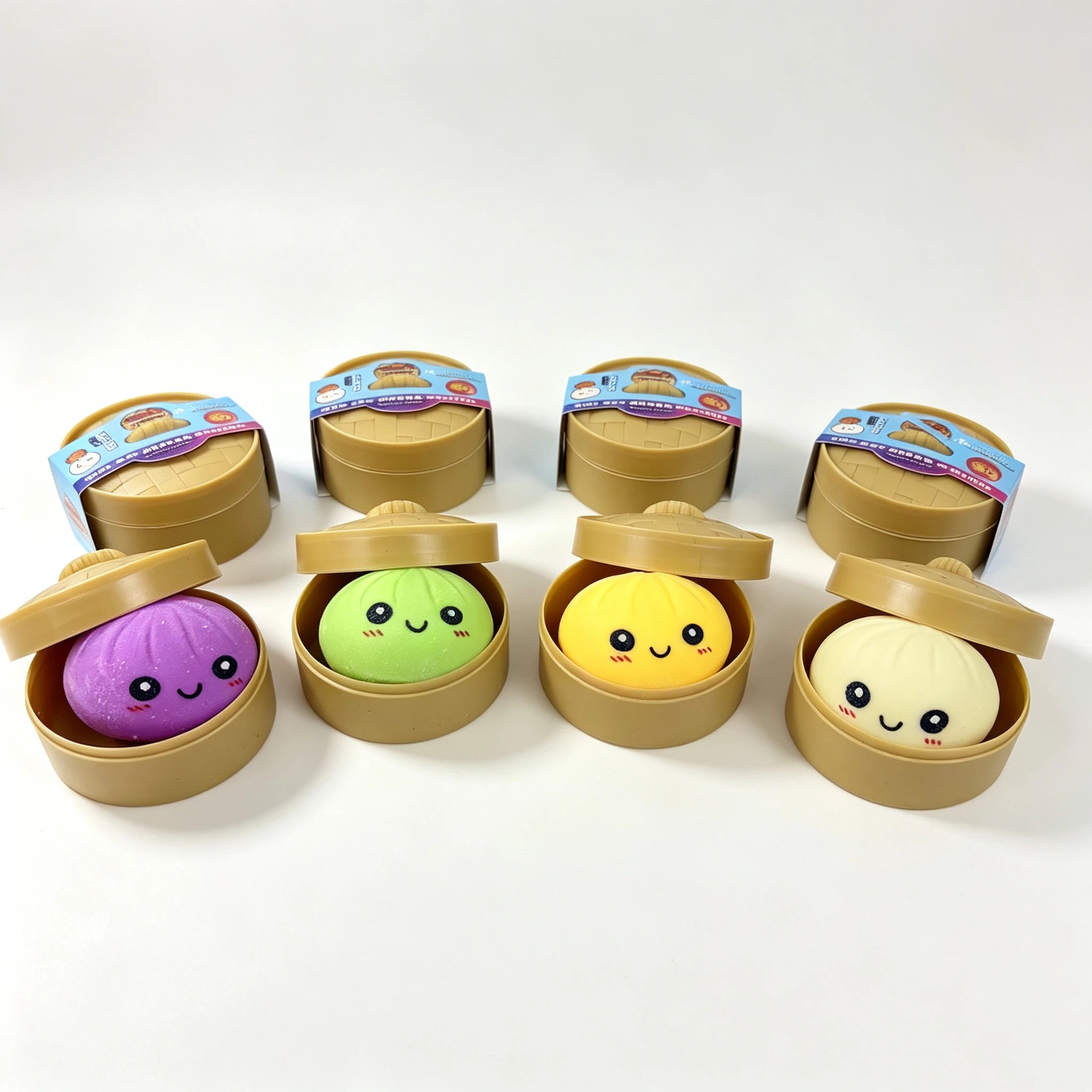 🥟 Blind Box Colorful Squishy Dumpling – Sensory Stress-Relief Toy