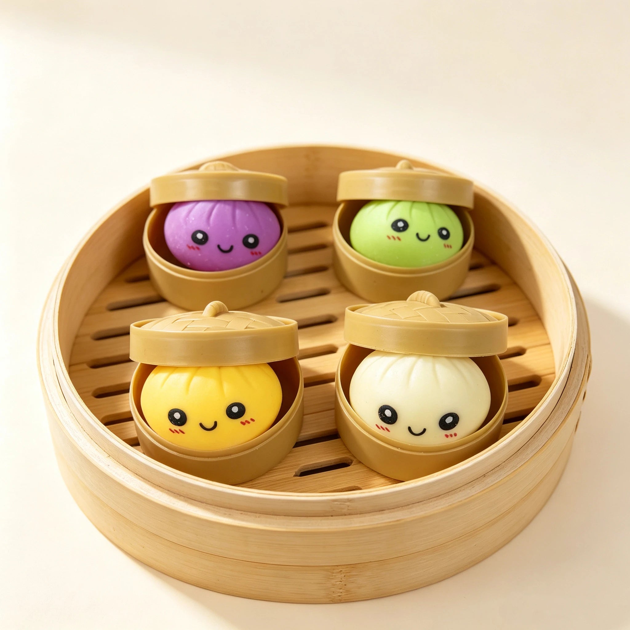 🥟 Blind Box Colorful Squishy Dumpling – Sensory Stress-Relief Toy