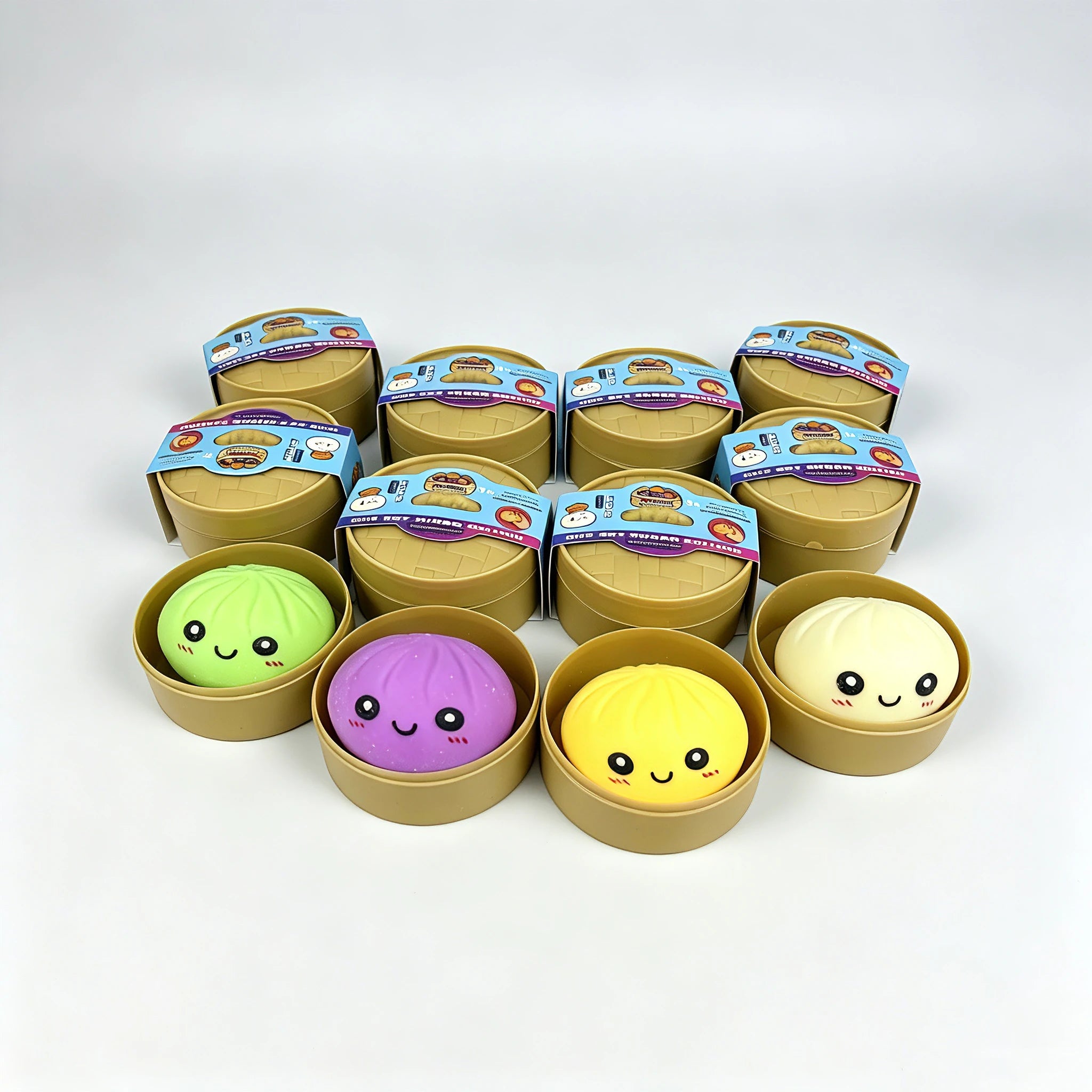 🥟 Blind Box Colorful Squishy Dumpling – Sensory Stress-Relief Toy